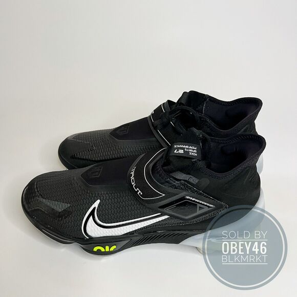 Nike Force Zoom Trout 8 Elite Black Grey White Baseball Cleat CZ5913-010 Size 8 - Picture 1 of 5